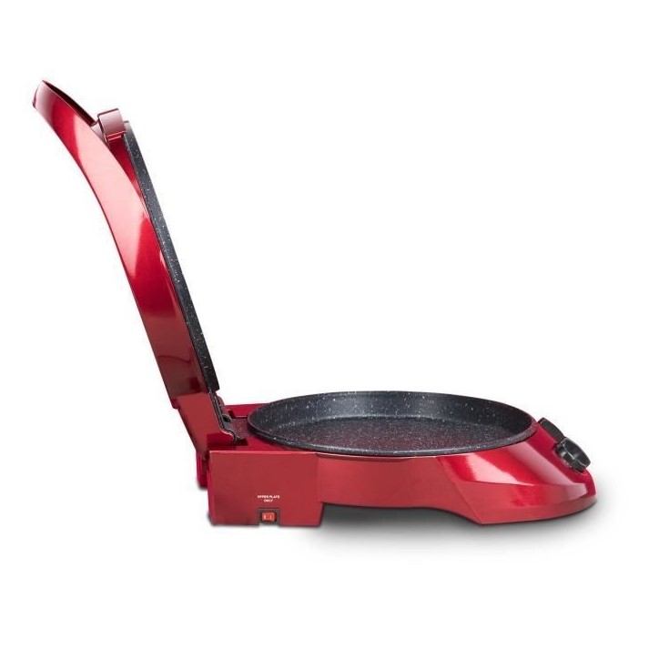 Appareil a tarte express HKoeNIG - TRT180 - Four a Pizza - Multicuiseur Multifonction - Température jusqu'a 210°C - Rouge - 18 Appareil a tarte express HKoeNIG - TRT180 - Four a Pizza - Multicuiseur Multifonction - Température jusqu'a 210°C - Rouge - 18