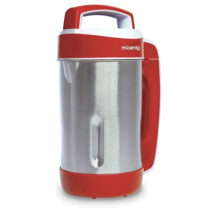 Blender chauffant - H.Koenig - MXC18 - 850 W - 1,1 L - Inox - 2 programmes de cuisson - rouge Blender chauffant - H.Koenig - MXC18 - 850 W - 1,1 L - Inox - 2 programmes de cuisson - rouge