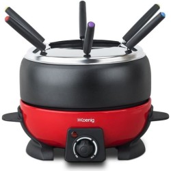 Appareil a fondue HKoeNIG - ALP1800 - Jusqu'a 6 personnes - Capacité