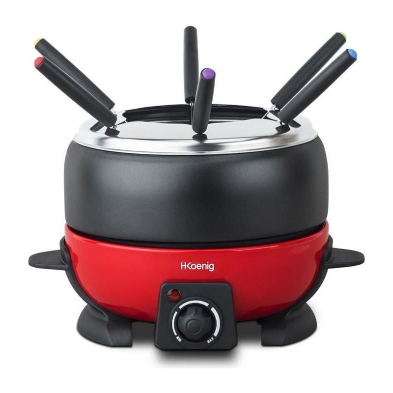 Appareil a fondue HKoeNIG - ALP1800 - Jusqu'a 6 personnes - Capacité Appareil a fondue HKoeNIG - ALP1800 - Jusqu'a 6 personnes - Capacité