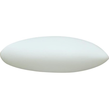 Galet solaire lumineux - Luna - Blanc - 64x39x21 cm - LED intégrée -