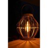 Lampe solaire en bambou - Olivie - Noir