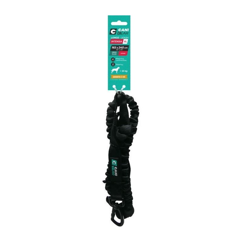 Longe de traction pour chien - INTENSIA - XL - 2.4 m - Chien +25 kg - Longe de traction pour chien - INTENSIA - XL - 2.4 m - Chien +25 kg -