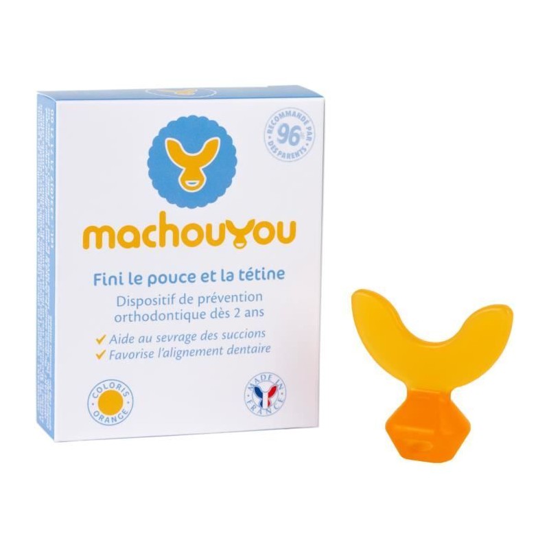 Machouyou Dispositif 1eres dents couleur - Orange Machouyou Dispositif 1eres dents couleur - Orange