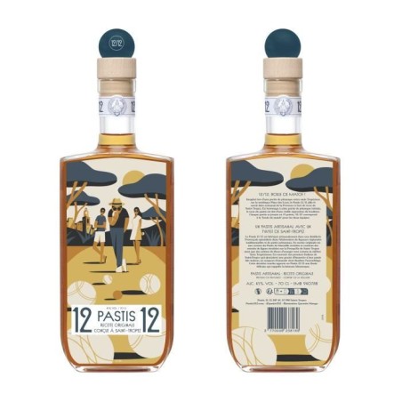 Pastis 12/12 - Edition de Saint Tropez - Pastis artisanal - 45,0% Vol.