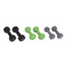 Set d'halteres - SCHILDKROT - 2 x 0,5kg anthracite - 2 x 1,0kg vert c