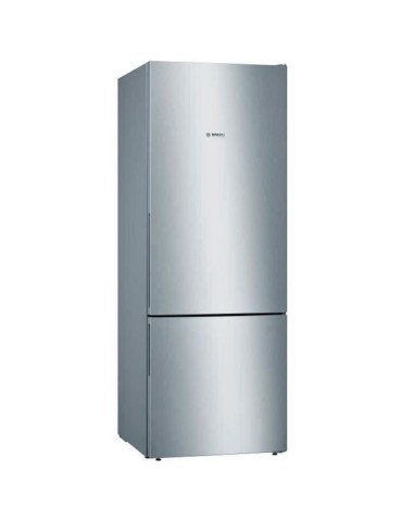 BOSCH KGV58VLEAS - Réfrigérateur combiné - 500 L (376 L + 124 L) - Froid low frost grande capacité- L 70 x H 191 cm - Inox
