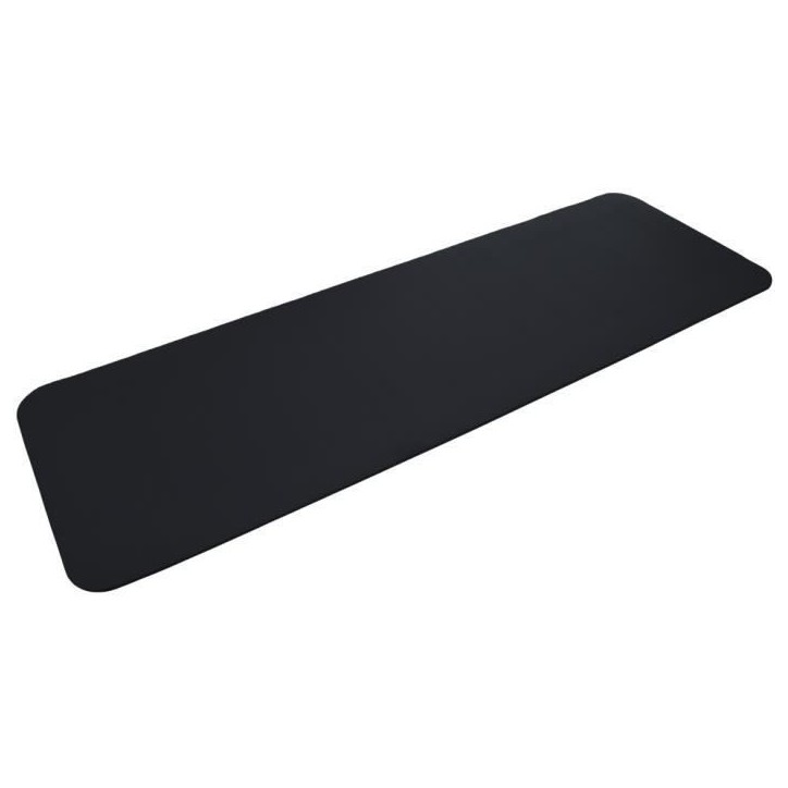 Schildkröt Fitness tapis de fitness 15 mm 183 x 61 cm caoutchouc noir