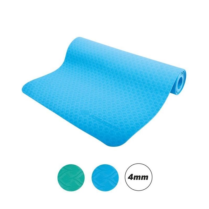 Tapis de yoga - FITNESS - SCHILDKRÖT - 183 x 61 cm - 4 mm - Sac inclu