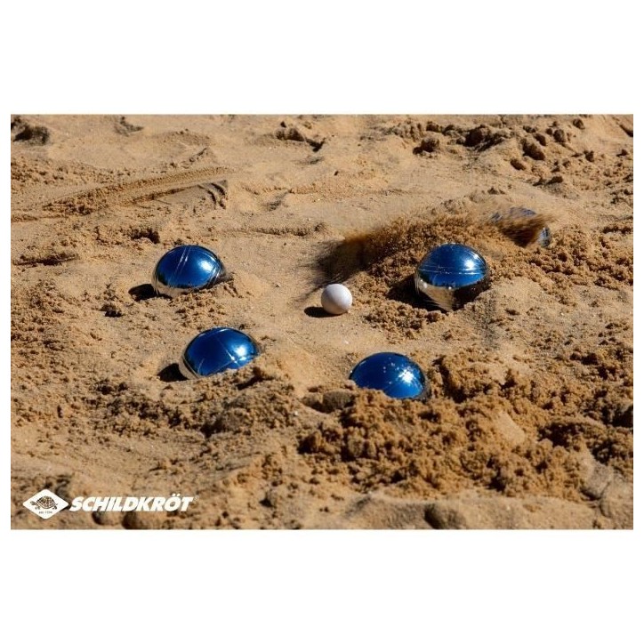 Schildkrot Funsport Set de boules de pétanque Argent et Noir - 4000885700084