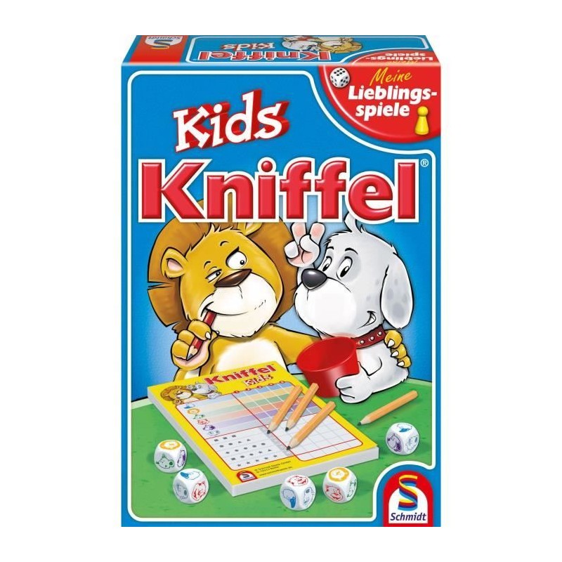 Jeu de société Kniffel Kids - SCHMIDT SPIELE - Dés amusants - 15 mi Jeu de société Kniffel Kids - SCHMIDT SPIELE - Dés amusants - 15 mi