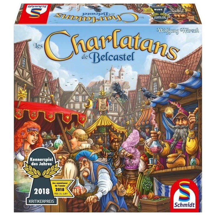 Les Charlatans de Belcastel - Jeux de Société - SCHMIDT SPIELE - Plongez dans l'univers médiéval