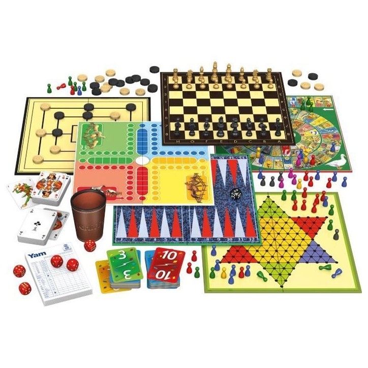 Coffret Premium Boite Métal - Jeux de Société - SCHMIDT SPIELE - Découvrez une sélection premium de jeux dans une boîte é