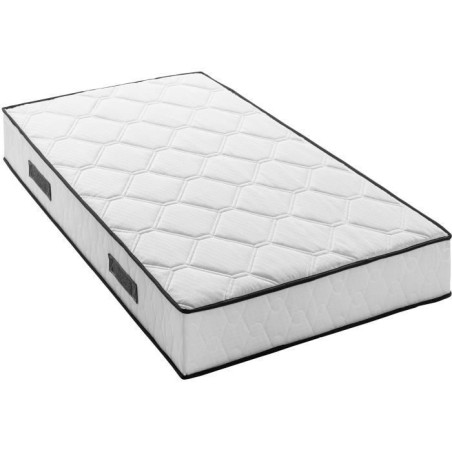 Ensemble matelas sommier 90 x 200 cm Hauteur 24 cm - ressorts ensaché