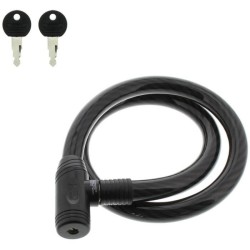 Antivol vélo - BURG WACHTER - 570 120 - Câble acier 25 mm - Gaine PV