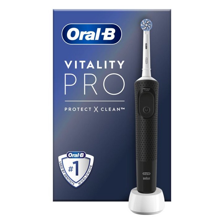 Brosse a dents - ORAL-B - Vitality Pro - Black - Electrique