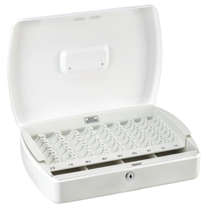 Caissettes a monnayeur BURG-WÄCHTER ZK 2307 EURO blanc Caissettes a monnayeur BURG-WÄCHTER ZK 2307 EURO blanc