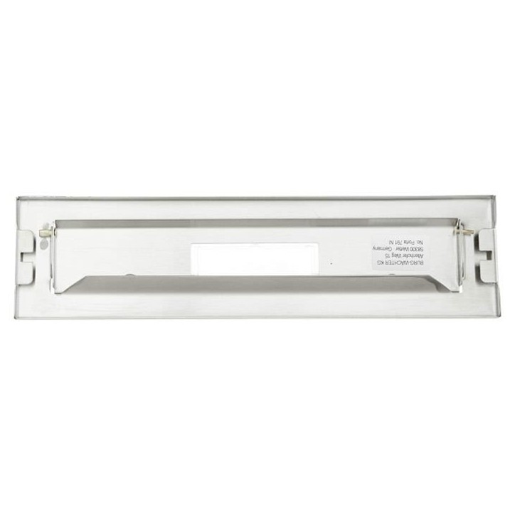 Entrée courrier pour porte BURG WACHTER - Encastrable - Inox