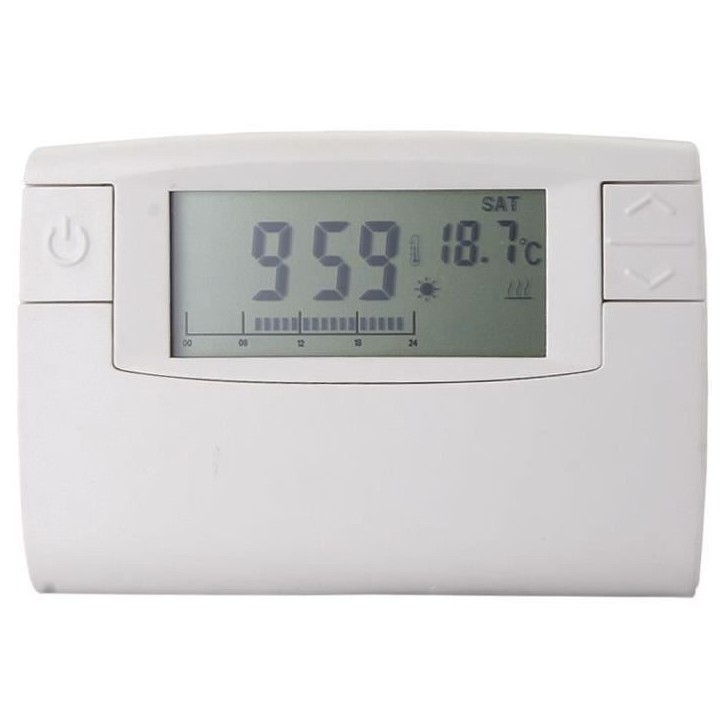 Thermostat électronique programmable - GAO - 3 niveaux de température, réglages manuels Thermostat électronique programmable - GAO - 3 niveaux de température, réglages manuels