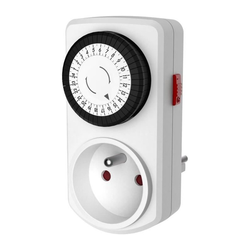 Mini programmateur mécanique journalier - GAO - 3680 W - 48 programme Mini programmateur mécanique journalier - GAO - 3680 W - 48 programme