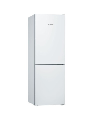 BOSCH KGV33VWEAS - Réfrigérateur congélateur bas - 286L (192+94) - Froid brassé low frost - L 60cm x H 176cm - Blanc