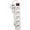 Bloc ménager - GAO - 6 prises - Avec interrupteur, câble 1,4m, prote