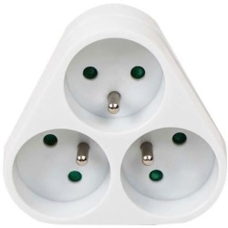 Triplite - GAO - 3x16A - Triangle, blanche, conforme NF