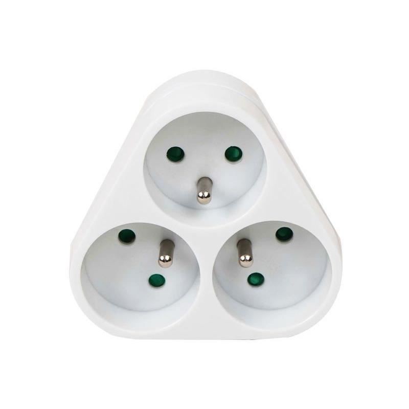 Triplite - GAO - 3x16A - Triangle, blanche, conforme NF Triplite - GAO - 3x16A - Triangle, blanche, conforme NF