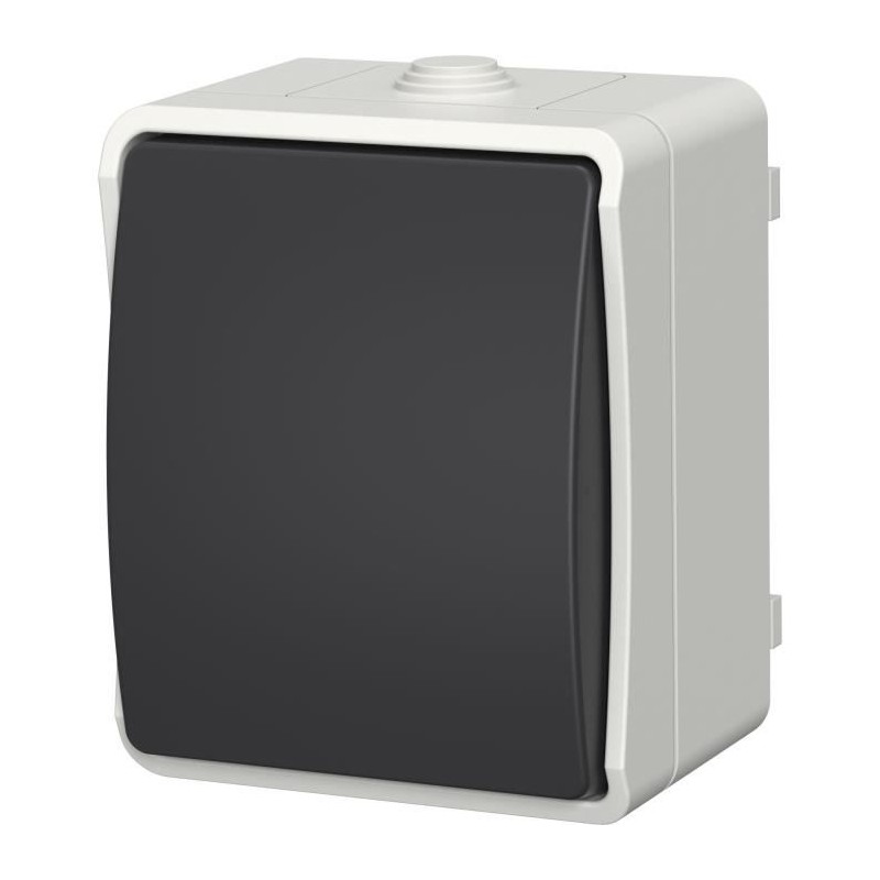 Interrupteur va-et-vient - Aquatop - IP54 - Gris - Intérieur - Plasti Interrupteur va-et-vient - Aquatop - IP54 - Gris - Intérieur - Plasti