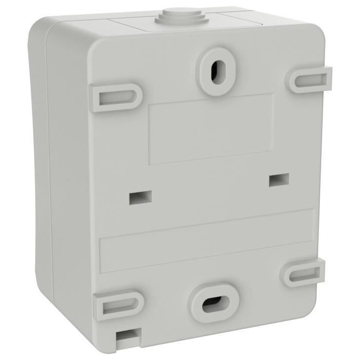 Interrupteur va-et-vient - Aquatop - IP54 - Gris - Intérieur - Plastique haute résistance