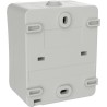 Interrupteur va-et-vient - Aquatop - IP54 - Gris - Intérieur - Plasti