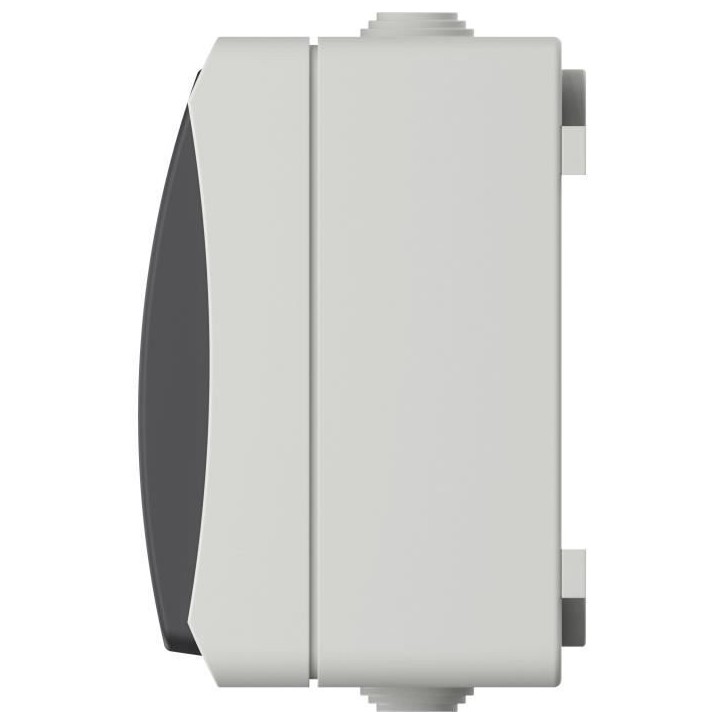 Interrupteur va-et-vient - Aquatop - IP54 - Gris - Intérieur - Plastique haute résistance