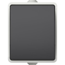 Interrupteur va-et-vient - Aquatop - IP54 - Gris - Intérieur - Plasti