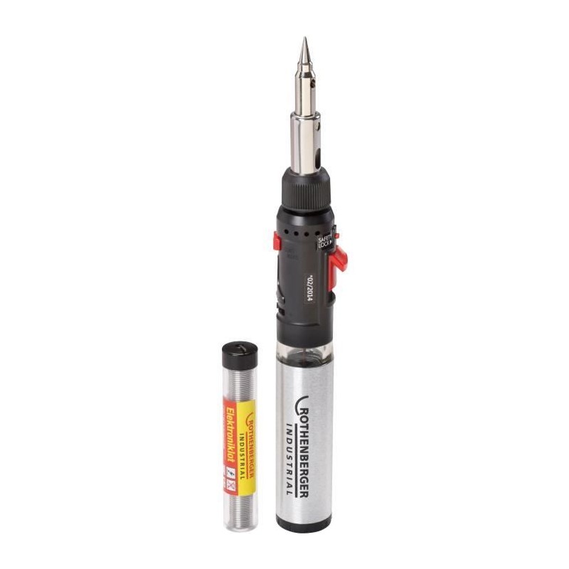 Hot Pen Piezo 1450°C - Set de 10 pieces - ROTHENBERGER - Rouge Hot Pen Piezo 1450°C - Set de 10 pieces - ROTHENBERGER - Rouge