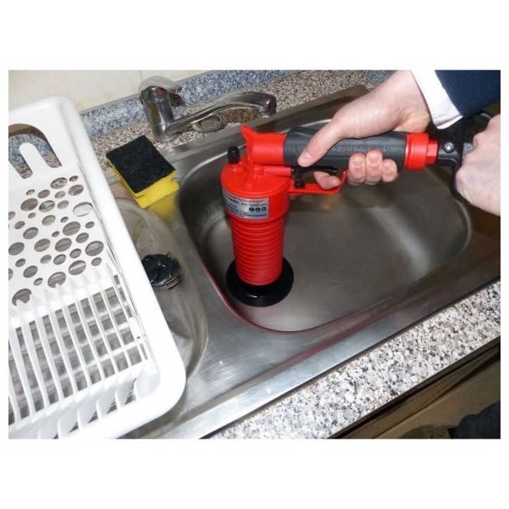 Pistolet a déboucher - ROTHENBERGER - Industrial 1500000006 - Rouge - Sans produits chimiques