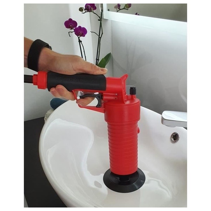 Pistolet a déboucher - ROTHENBERGER - Industrial 1500000006 - Rouge - Sans produits chimiques