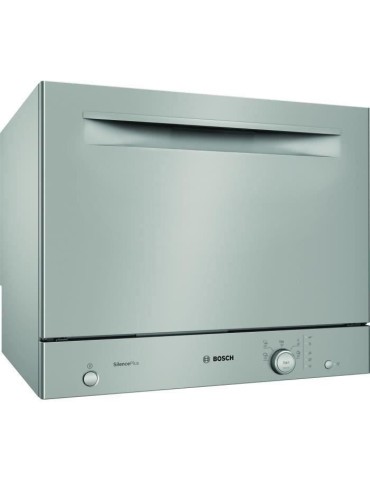 Lave-vaisselle compact pose libre BOSH SKS51E38EU SER2 - 6 couverts - Induction - L55cm - 49dB - Inox