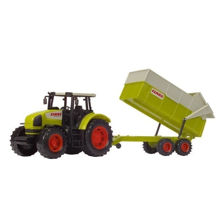 Tracteur avec remorque CLAAS - DICKIE TOYS - 57cm - roues libres Tracteur avec remorque CLAAS - DICKIE TOYS - 57cm - roues libres