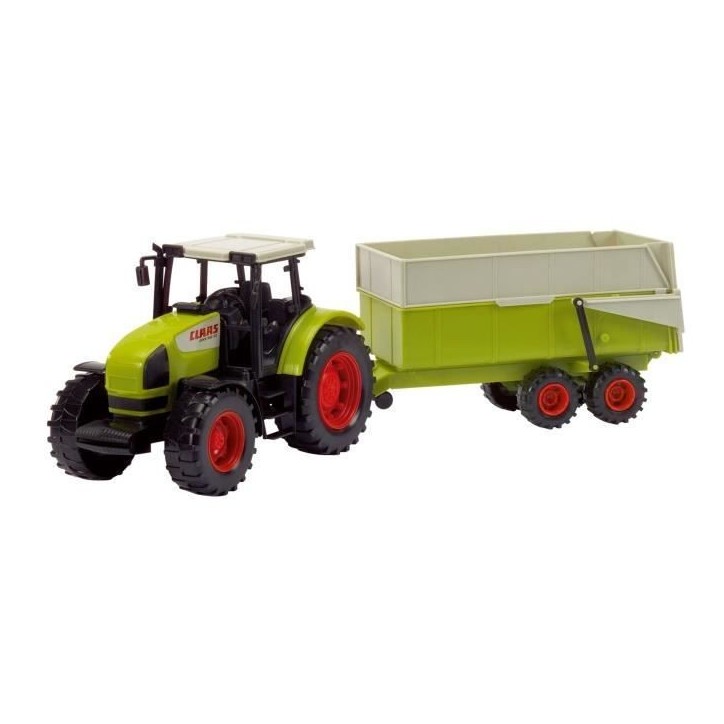Tracteur avec remorque CLAAS - DICKIE TOYS - 57cm - roues libres Tracteur avec remorque CLAAS - DICKIE TOYS - 57cm - roues libres