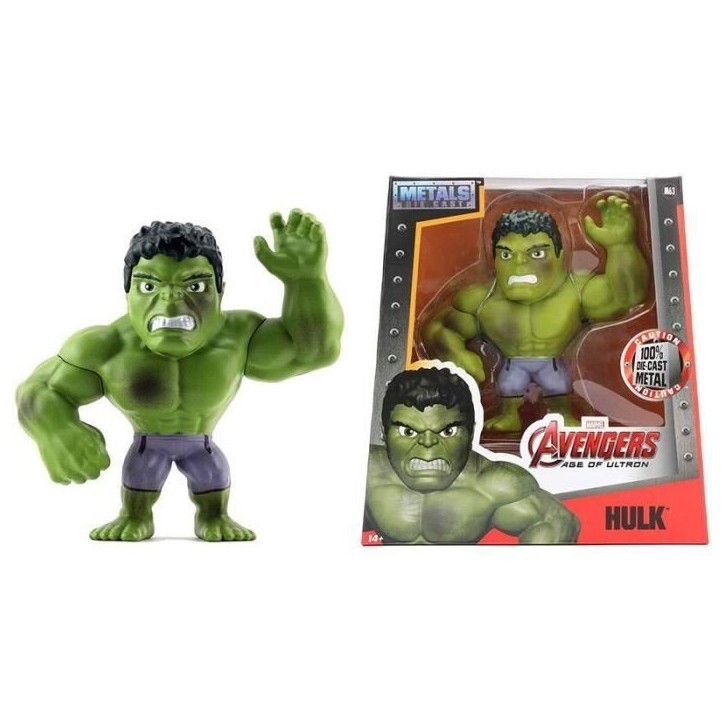 Figurine Hulk en métal 15cm - Marvel - Collectionnez d'autres héros - Pour enfants a partir de 8 ans Figurine Hulk en métal 15cm - Marvel - Collectionnez d'autres héros - Pour enfants a partir de 8 ans