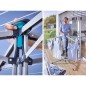 Séchoir parapluie Leifheit 140 LinoPop-Up 82500, étendoir intérieur et extérieur avec 14m d'étendage, transport et rangemen
