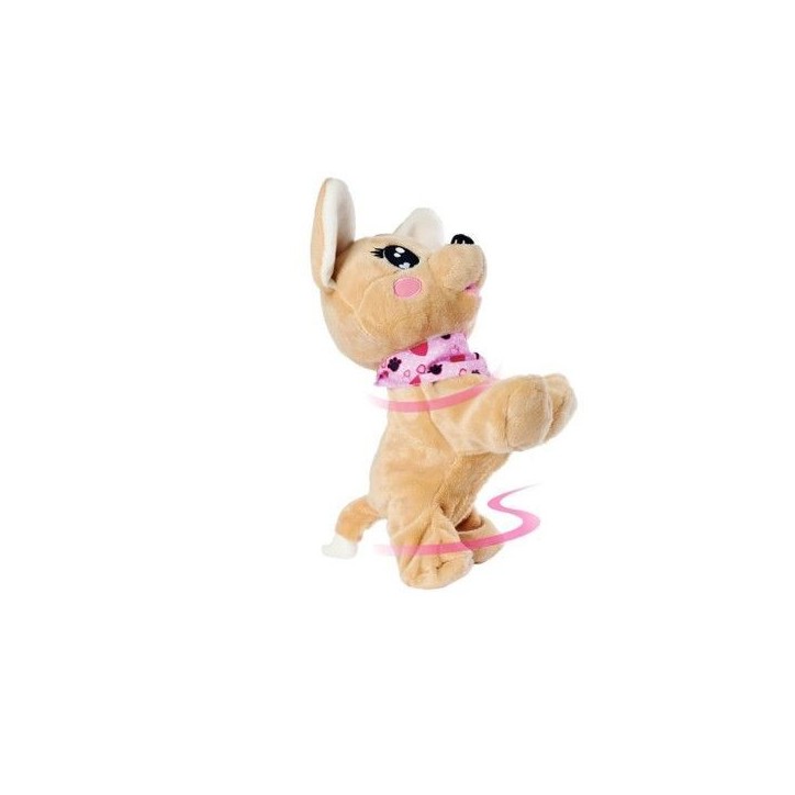 Peluche interactive - Chi Chi Love Baby Boo - 30 cm - Jouet interactif - Marron et rose - Mixte - 3 ans+ Peluche interactive - Chi Chi Love Baby Boo - 30 cm - Jouet interactif - Marron et rose - Mixte - 3 ans+
