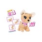 Peluche interactive - Chi Chi Love Baby Boo - 30 cm - Jouet interactif - Marron et rose - Mixte - 3 ans+