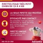 ADVANTIX Chien Solution Antiparasitaire Tres Petite Race 1,5 a 4kg 6 pipettes ADVANTIX Chien Solution Antiparasitaire Tres Petite Race 1,5 a 4kg 6 pipettes