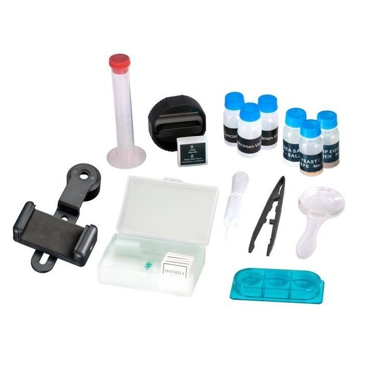 Microscope enfant - National Geographic - 40-640x - avec Adaptateur pour Smartphone