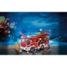 PLAYMOBIL 9464 Fourgon d'intervention des pompiers jaune avec canon a