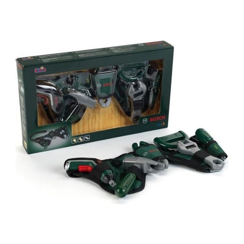 KLEIN - Jouet - Ceinture a outils Bosch avec visseuse électronique Ix KLEIN - Jouet - Ceinture a outils Bosch avec visseuse électronique Ix