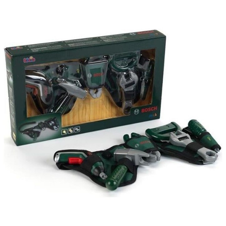 KLEIN - Jouet - Ceinture a outils Bosch avec visseuse électronique Ixolino II KLEIN - Jouet - Ceinture a outils Bosch avec visseuse électronique Ixolino II