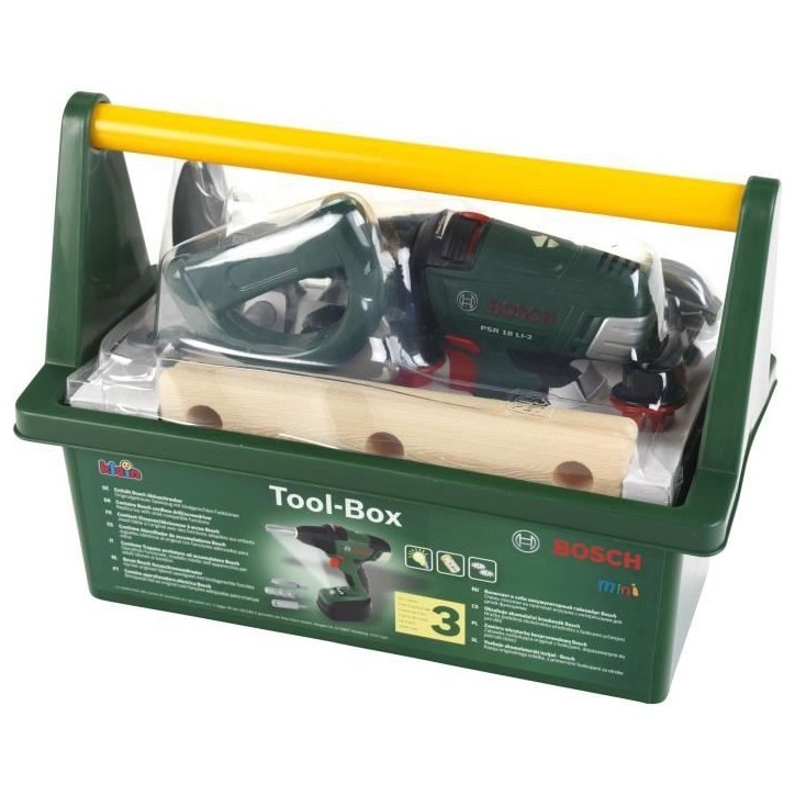 Caisse a outils Bosch avec visseuse électronique et accessoires - KLEIN - 8520 Caisse a outils Bosch avec visseuse électronique et accessoires - KLEIN - 8520