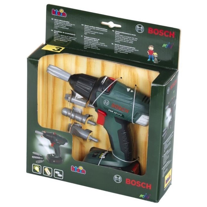 Visseuse a accu. Bosch avec fonctions électroniques et embouts interchangeables - KLEIN - 8567 Visseuse a accu. Bosch avec fonctions électroniques et embouts interchangeables - KLEIN - 8567
